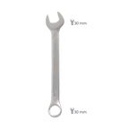 Llave combinada plus 30x30 acero cromo vanadio din 3113. Llave doble boca, llave fija, llave estrella