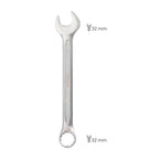 Llave combinada plus 32x32 acero cromo vanadio din 3113. Llave doble boca, llave fija, llave estrella
