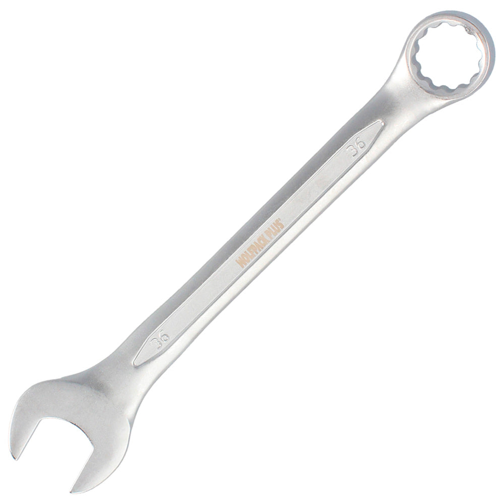 Llave combinada plus 36x36 acero cromo vanadio din 3113. Llave doble boca, llave fija, llave estrella