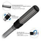 Llave dinamométrica 1/4" con 9 puntas hexagonales y 5 vasos. Llave de torque camiones, coches, motos, micro ajustes, acero crv