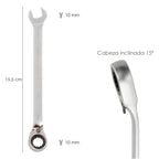 Llave combinada con carraca 10 mm din 3113
