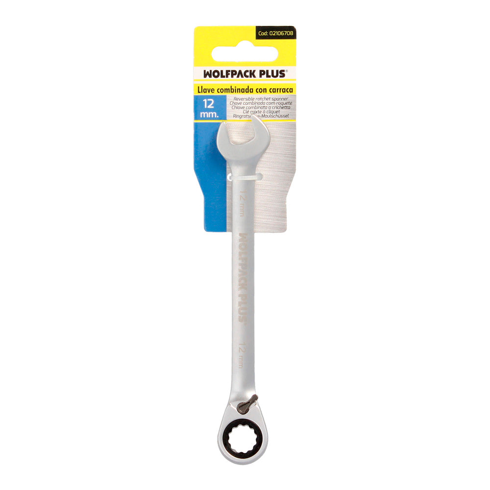 Combination ratcheting wrench 12 mm DIN 3113