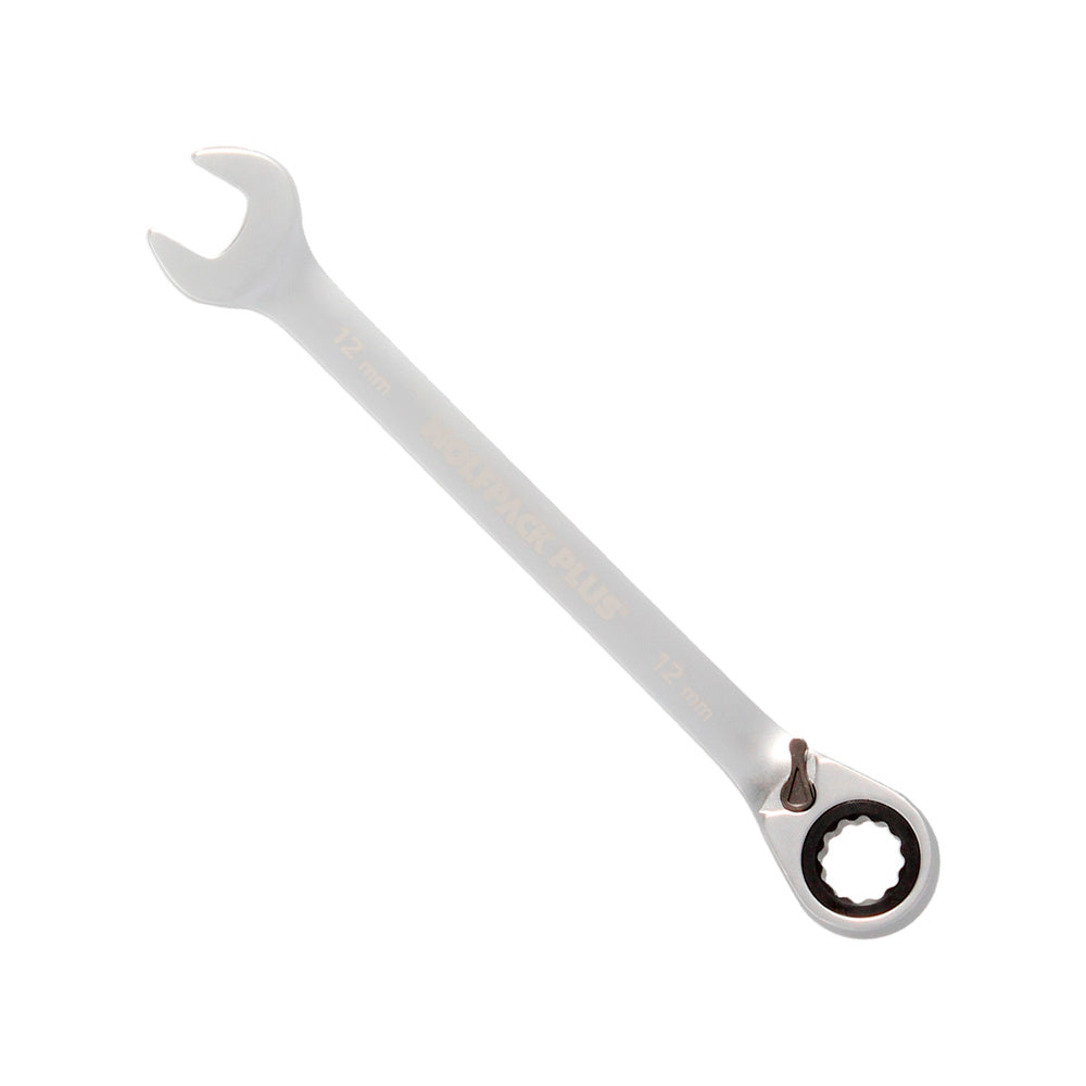 Combination ratcheting wrench 12 mm DIN 3113