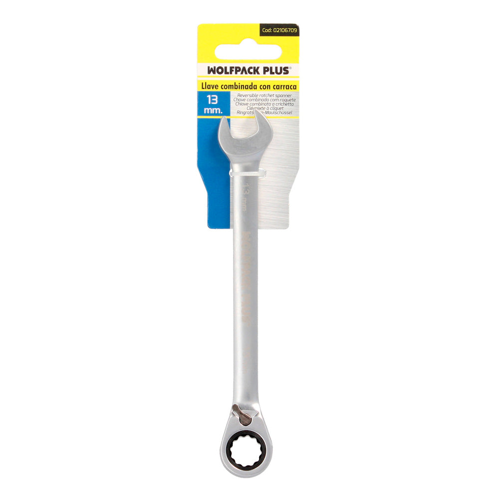 Llave combinada con carraca 17 mm din 3113