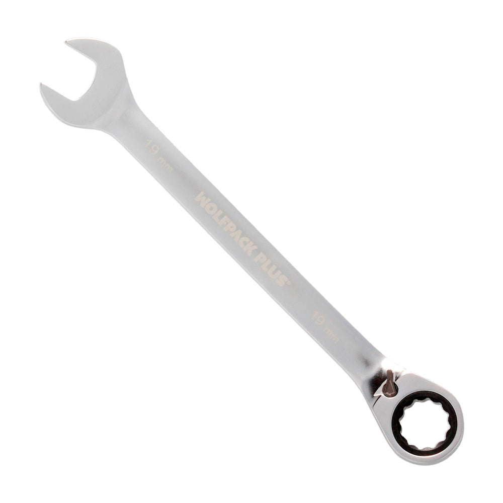 Llave combinada con carraca 19 mm din 3113