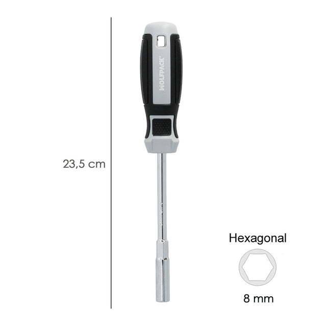 Destornillador con vaso 8,0 mm