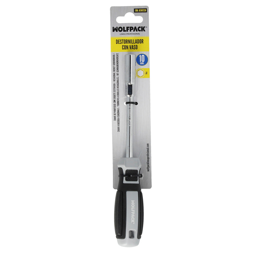 Screwdriver with 10.0 mm socket