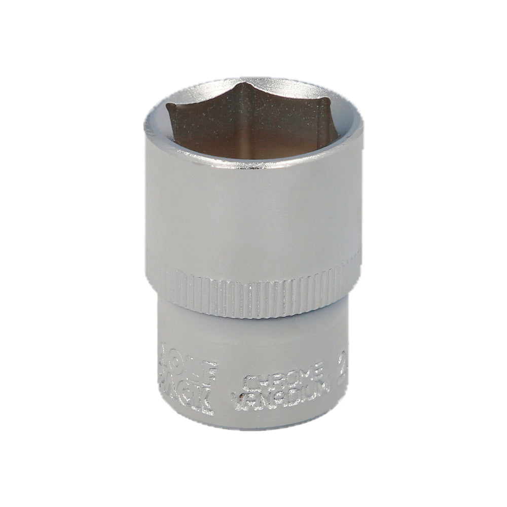1/2" hexagonal socket 20 mm 6-point profile. Chrome vanadium steel, rounded edges