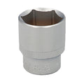 Chave de caixa 1/2" sextavada 32 mm perfil de 6 faces. Aço cromo-vanádio, arestas arredondadas