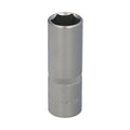 Chave caixa 1/2" sextavada longa 19 mm perfil de 6 faces. Aço cromo vanádio, arestas arredondadas