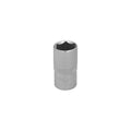 Llave vaso 1/4" hexagonal 8 mm perfil de 6 caras. Acero cromo vanadio, aristas redondas