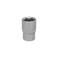 Chave de caixa hexagonal de 1/4" 12 mm perfil de 6 faces. Aço cromo-vanádio, cantos arredondados