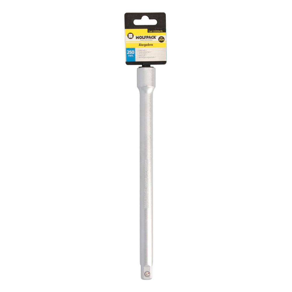 Alargadera llave de vaso cuadradillo 1/2" longitud 250 mm acero cromo vanadio