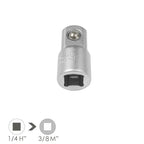Adaptador aumentador 1/4" hembra 3/8" macho