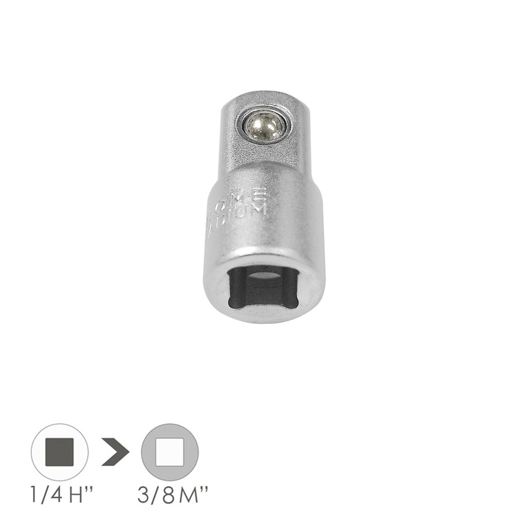 Adaptador de aumento de 1/4" fêmea para 3/8" macho