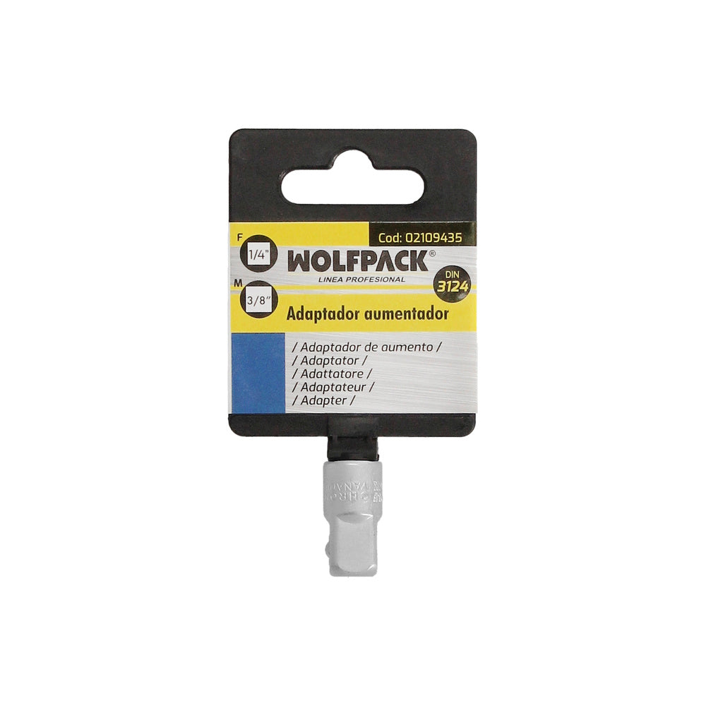 Adaptador de aumento de 1/4" fêmea para 3/8" macho