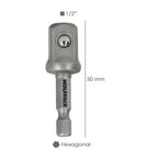 Adaptador para llaves de vasos de 1/2"