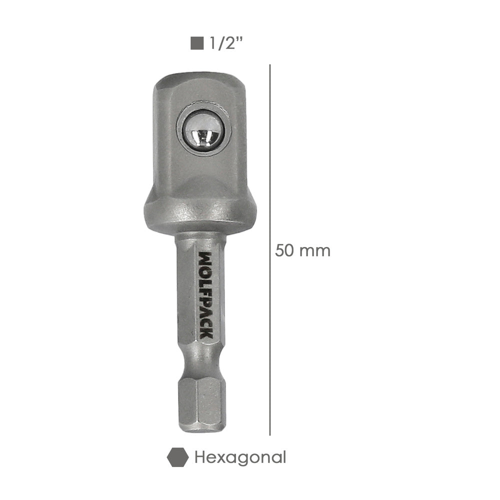 Adaptador para llaves de vasos de 1/2"