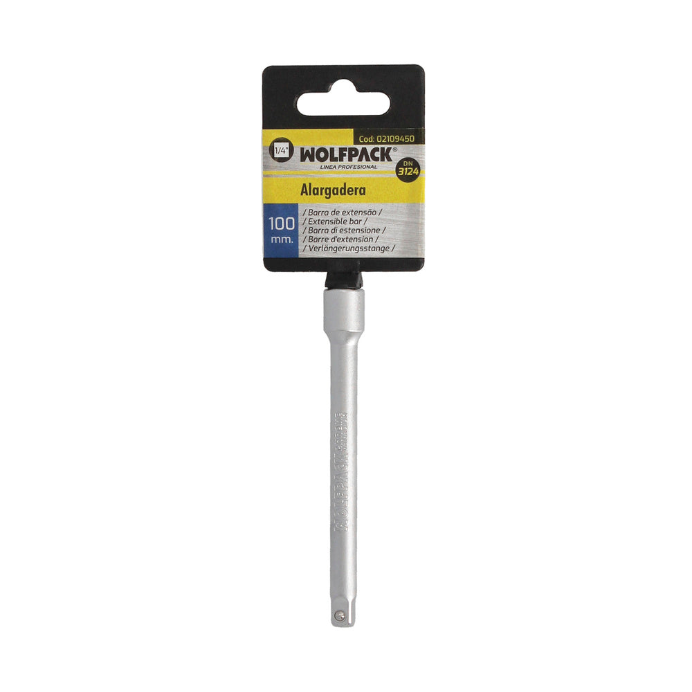 Alargadera llave de vaso 1/4" longitud 100 mm