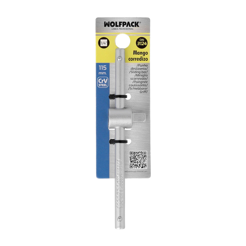 Puxador deslizante de 1/4", comprimento de 115 mm