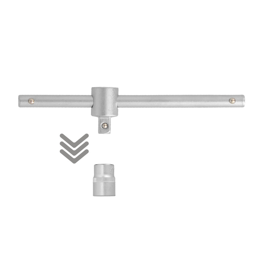 Puxador deslizante de 1/4", comprimento de 115 mm