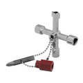Llave de cabina - agua, gas, electricidad