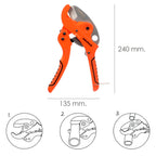Pipe cutter scissors ø 42 mm
