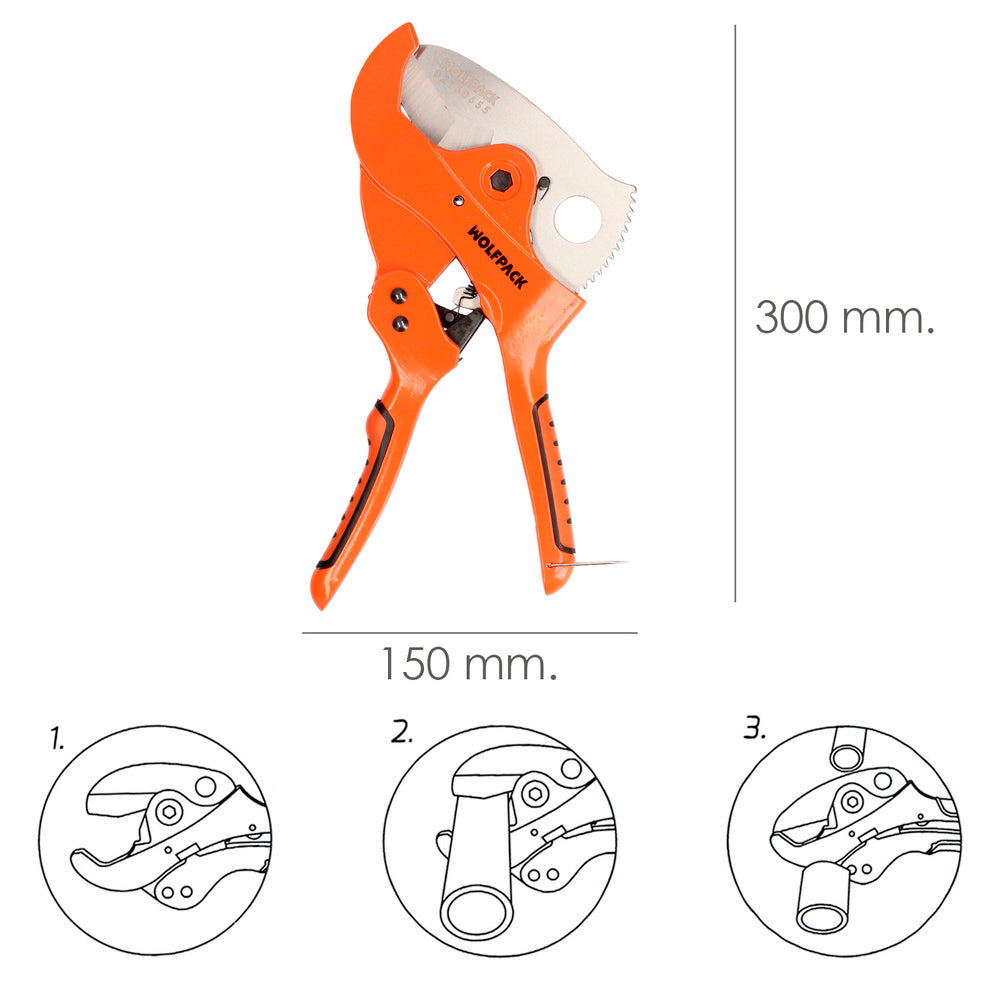 Pipe cutter scissors ø 63 mm