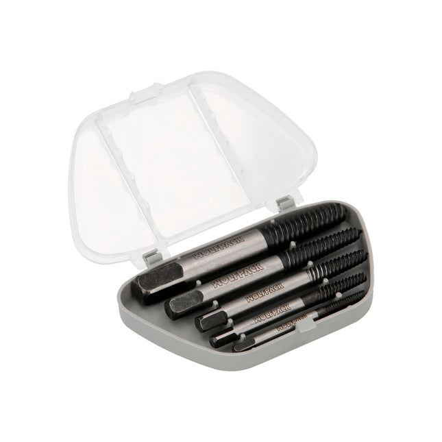 Juego extractores conicos para tornillos (5 piezas). medidas 3 a 18 mm. extractor tornillos, saca tornillos