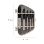 Juego extractores conicos para tornillos (5 piezas). Medidas 3 a 18 mm extractor tornillos, saca tornillos.