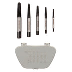 Juego extractores conicos para tornillos (5 piezas). Medidas 3 a 18 mm extractor tornillos, saca tornillos.