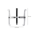 Extractores interiores / exteriores 2 brazos ø 75 mm / 3" extractor paralelo, extractor rodamientos, extractor engranajes