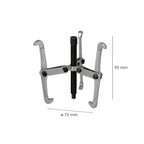 Extractores interiores / exteriores 3 brazos ø 75 mm / 3" extractor paralelo, extractor rodamientos, extractor engranajes