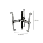 Extractores interiores / exteriores 3 brazos ø 100 mm / 4" extractor paralelo, extractor rodamientos, extractor engranajes