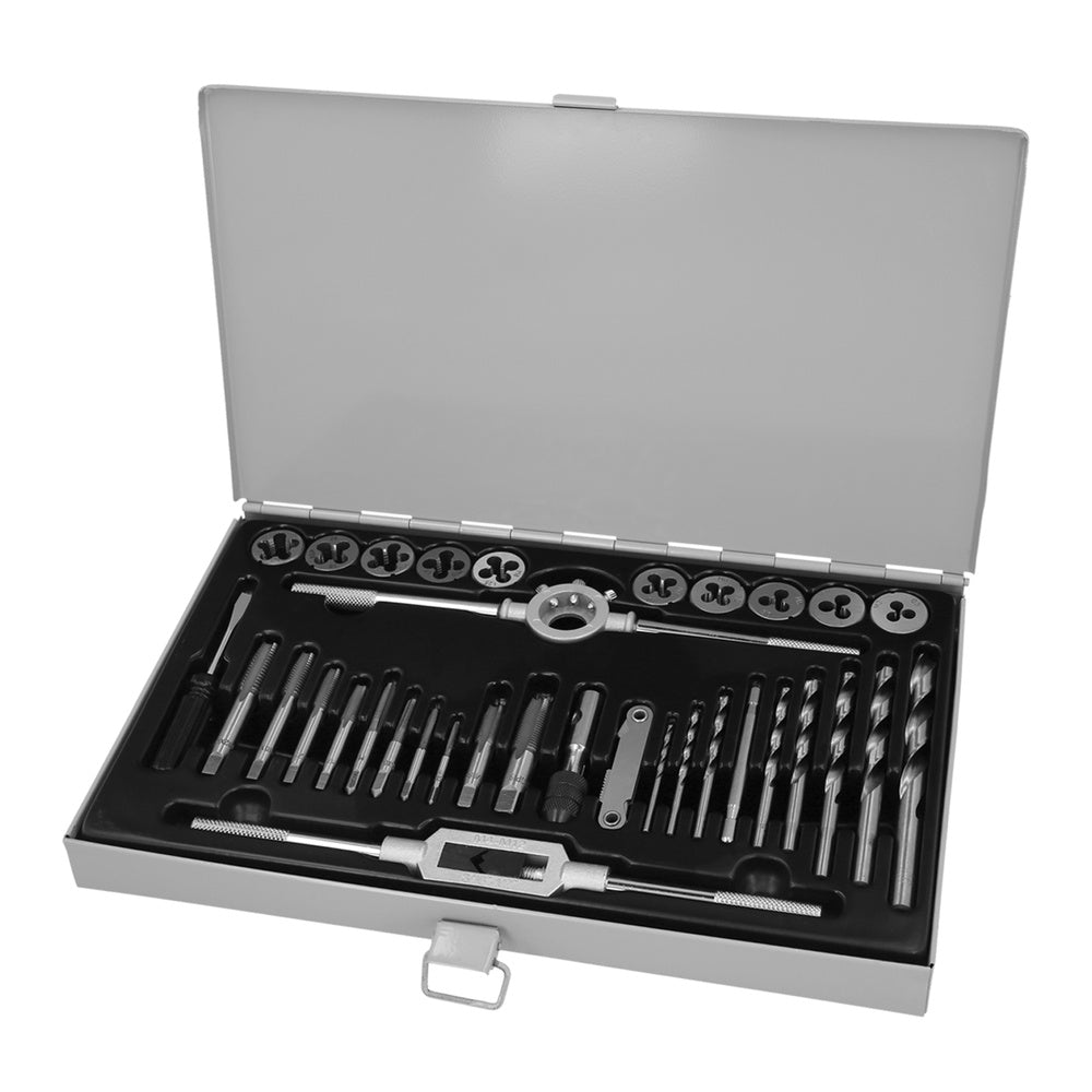 Tap and die set 34 pieces