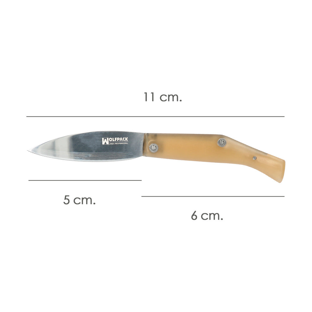 Navaja wolfpack modelo nácar  6,3 cm cerrada