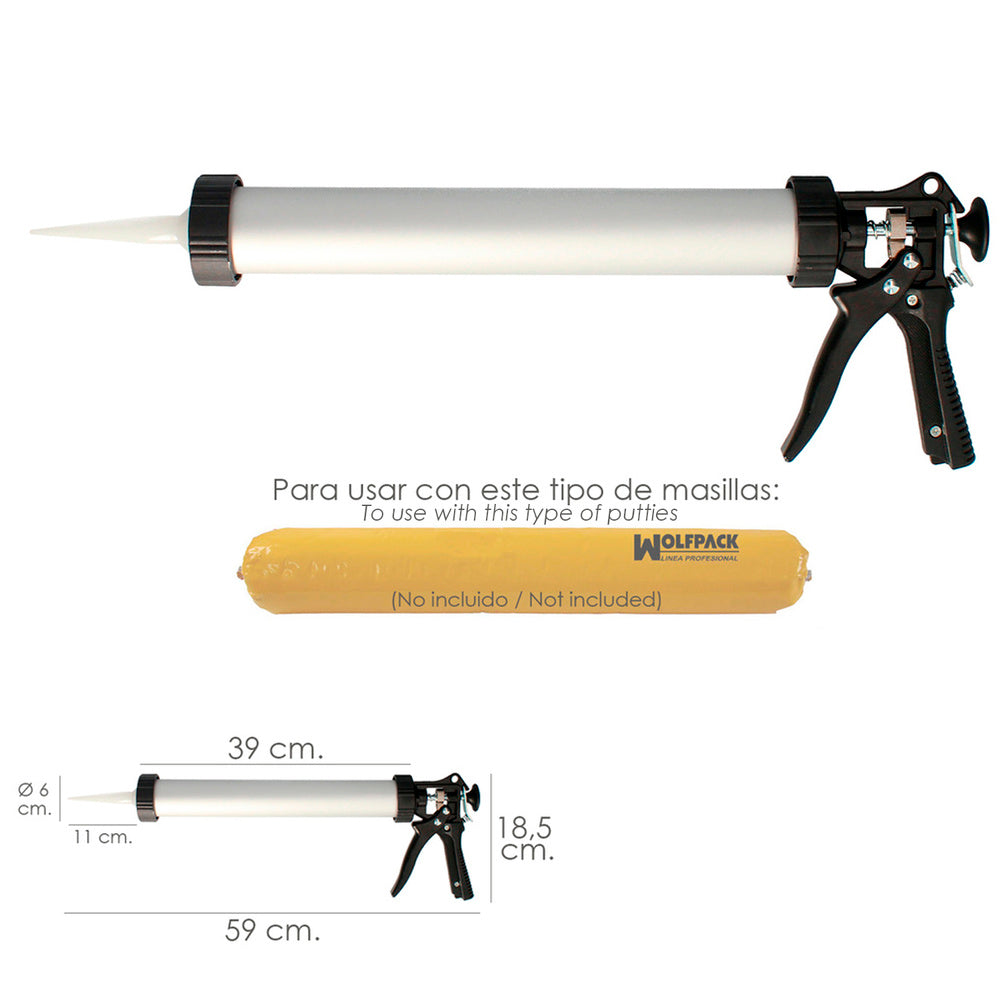 660cc aluminum/steel mortar gun