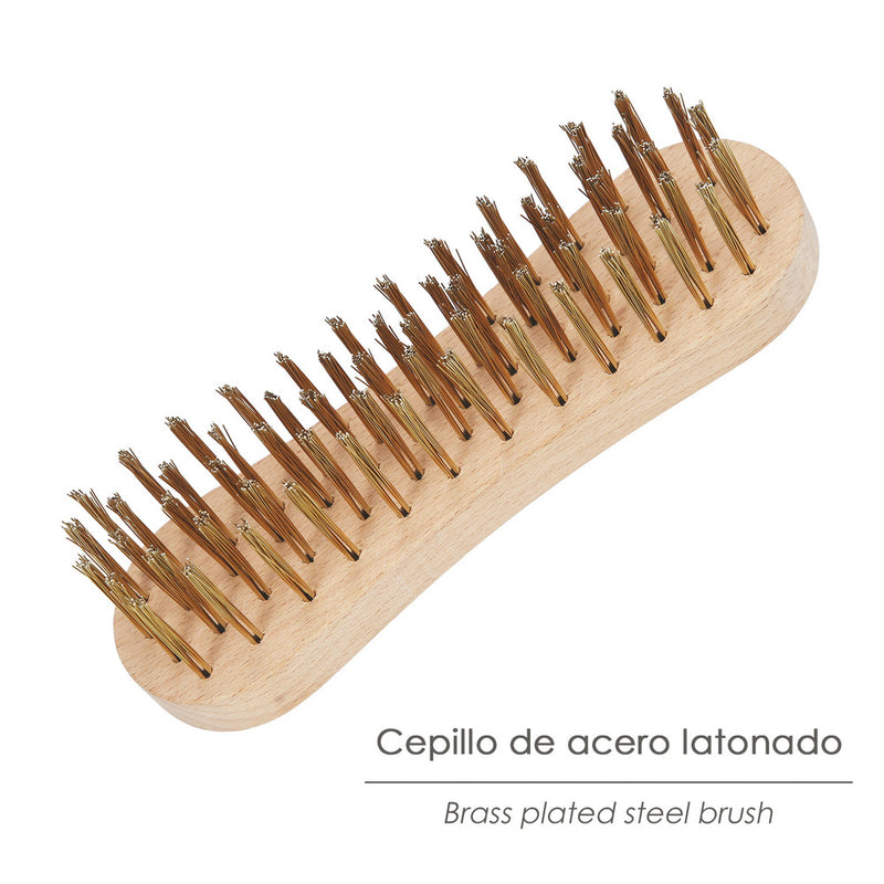 Cepillo manual acero latonado fundicion