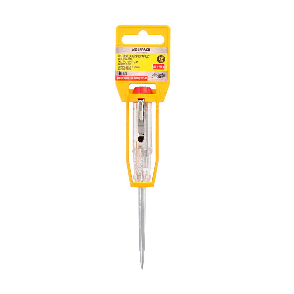 chave de fendas testadora de tensão de 140 mm