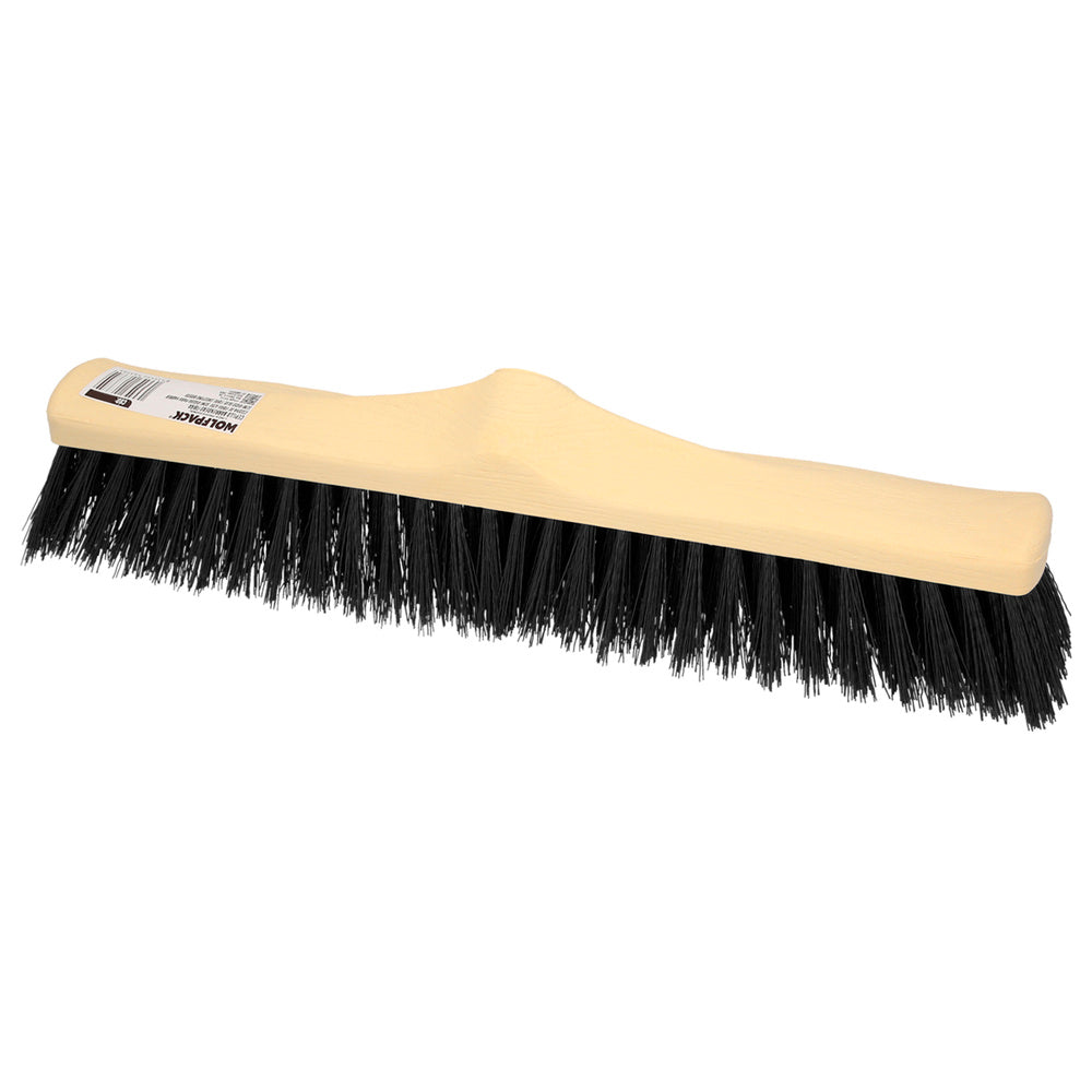 Industrial sweeper brush, rigid PVC bristles. Polypropylene frame 50 cm (handle not included)