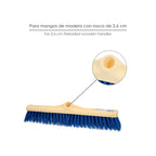 Industrial broom with semi-rigid PVC bristles. 50 cm polypropylene head (handle not included)