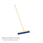 Industrial broom with semi-rigid PVC bristles. 50 cm polypropylene head (handle not included)