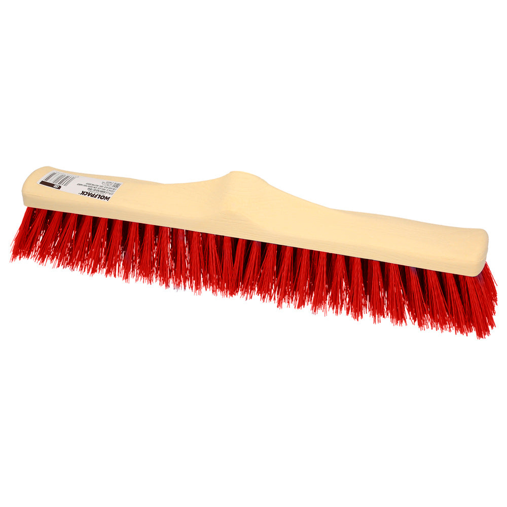 Industrial sweeper brush, soft PVC fiber. 50 cm polypropylene holder (without handle)