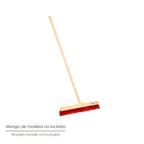 Industrial sweeper brush, soft PVC fiber. 50 cm polypropylene holder (without handle)