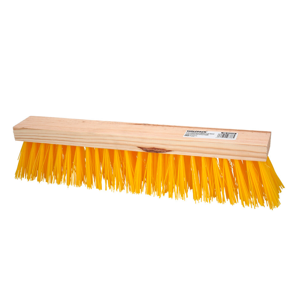 Industrial sweeper brush polypropylene fiber. Wooden base 50 cm (handle not included)