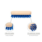 Handheld root brush PVC fiber 4x9