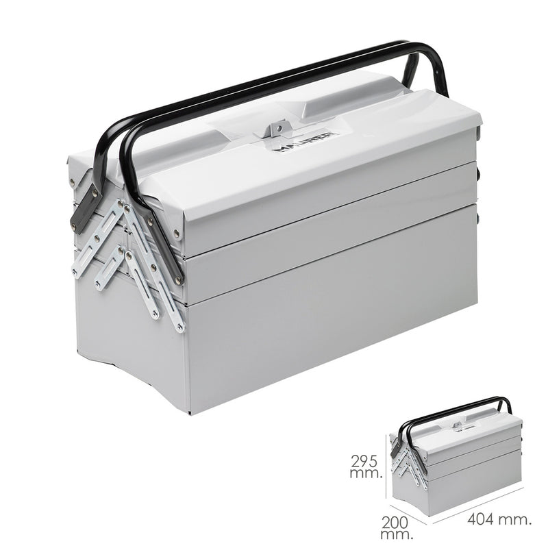 Caja metalica para herramientas maurer 404x200x295 mm
