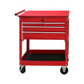 Carro portaherramientas metálico 86x44x99 cm con 4 cajones y 2 bandejas