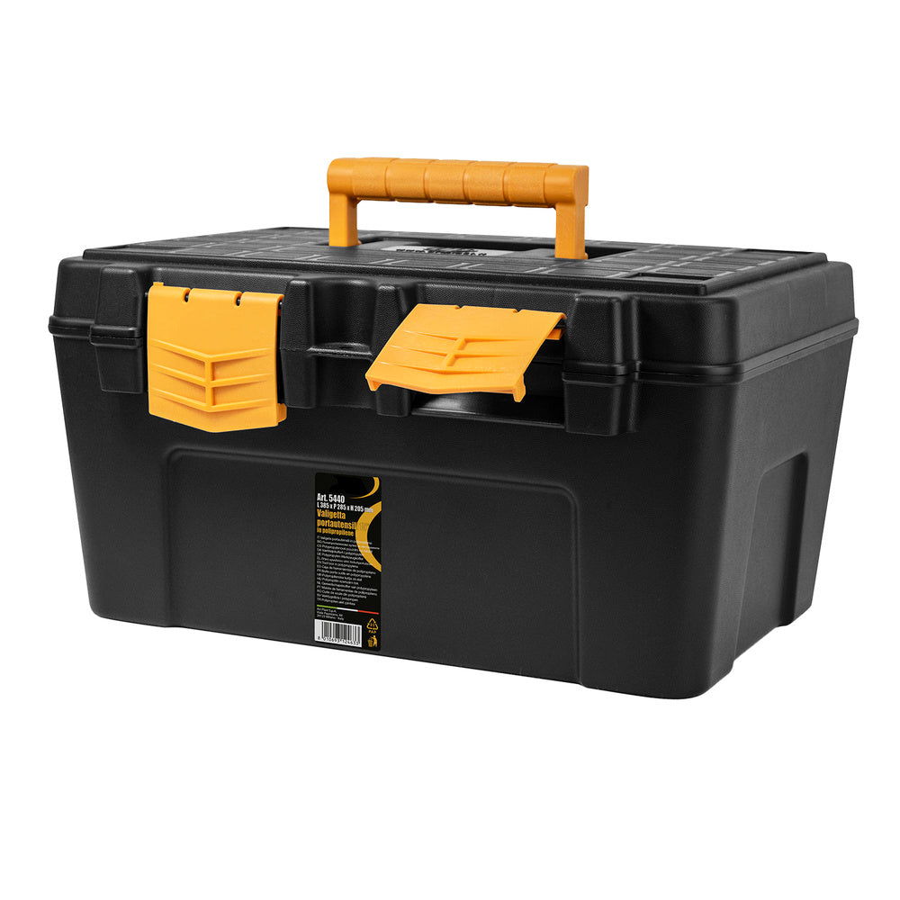 Polypropylene tool box 385x285x205 mm storage box, organizer case, plastic organizer