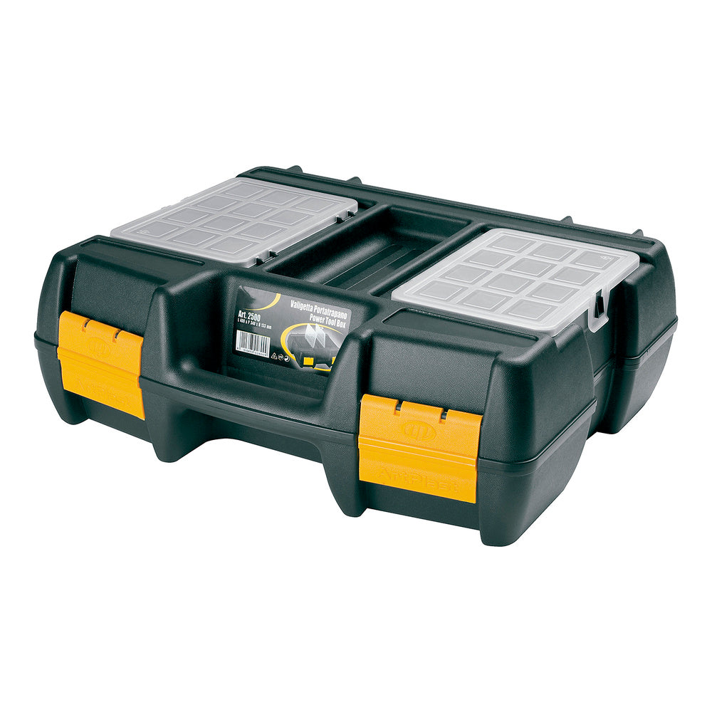 Portable electric tool case 400x340x133 mm storage box, organizer case, plastic organizer